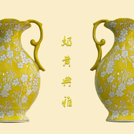 奶油典雅陶瓷花瓶 商品图5