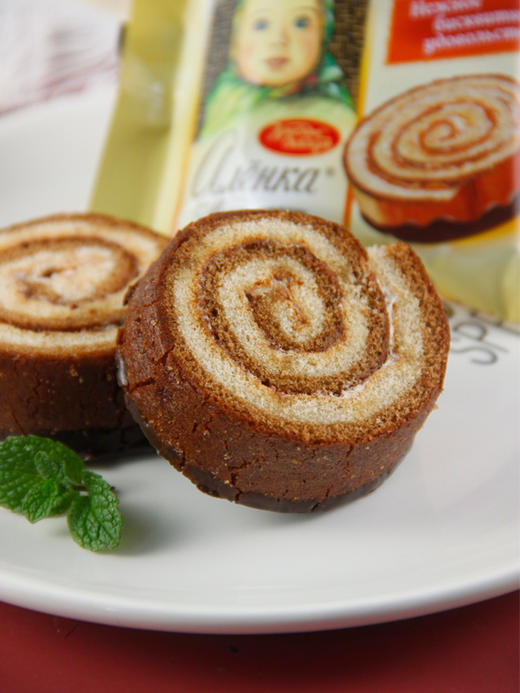 爱莲巧蛋糕卷牛奶巧克力味200g 商品图2