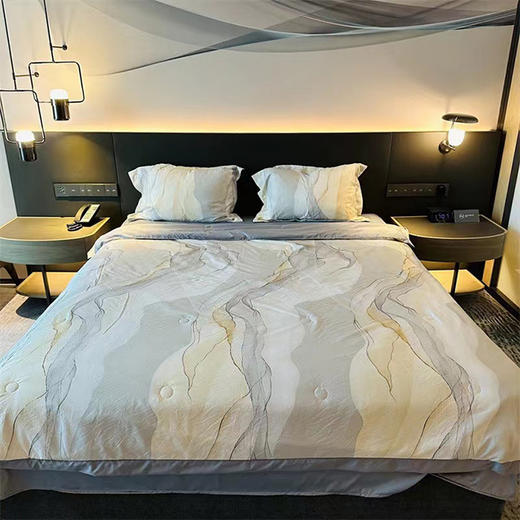 【应季好物】轻奢水洗天丝印花夏被四件套 商品图2