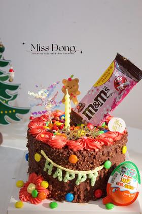 巧克力豆梦龙蛋糕