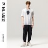 PINLI品立春季新款男士印花圆领短袖T恤休闲上衣BG231111035 商品缩略图1