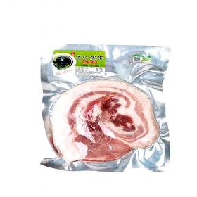 有机黑山猪带皮五花肉500g*3袋 18个月生长期