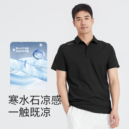 Supield素湃男士凉感短袖POLO衫夏季短袖翻领短T商务休闲轻薄透气 商品图3