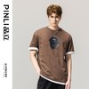 PINLI品立春季新款男士印花圆领短袖T恤休闲上衣BG231111035 商品缩略图0