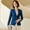 罗蒙春秋款小西装外套女士商务通勤休闲百搭修身显瘦一粒扣单西服上衣 商品缩略图3