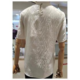 3楼珍贝桑蚕丝圆领夹丝女上衣