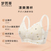 梦芭蒂内衣女无钢圈大胸显小薄款文胸调整型收副乳胸罩花开心田 商品缩略图1
