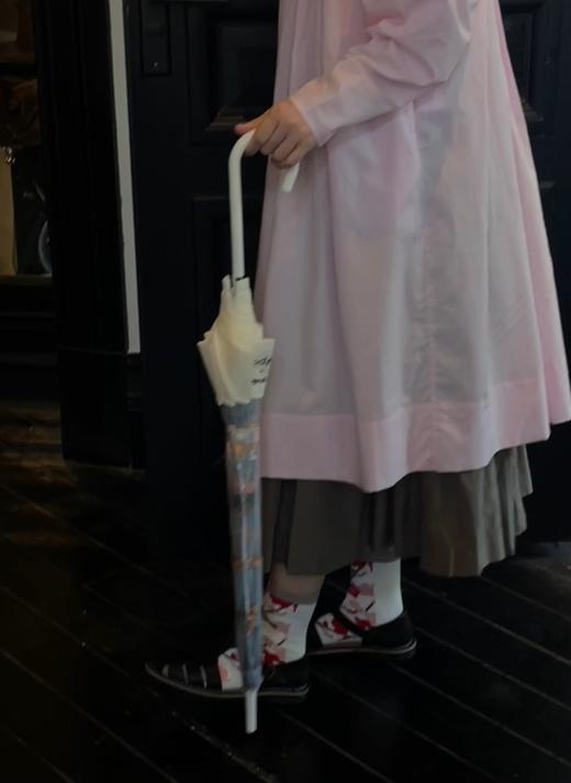 Ecole de curiosites粉色长衬衫裙 商品图2