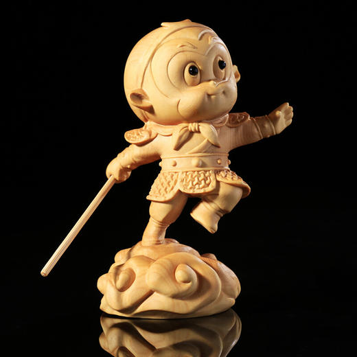 大圣°本色&做旧款黄杨木摆件 商品图0