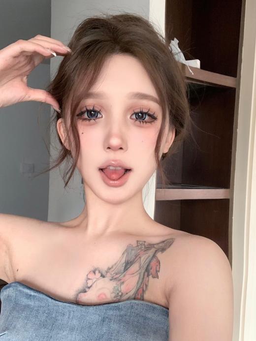 guruucon（gugulens旗下） 月抛 秋水一泓 直径14.5mm着色14.0mm 商品图4