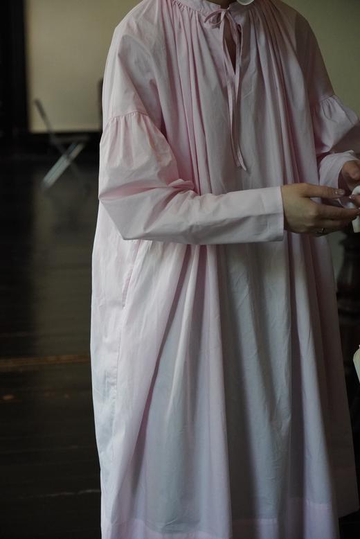 Ecole de curiosites粉色长衬衫裙 商品图6