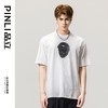 PINLI品立春季新款男士印花圆领短袖T恤休闲上衣BG231111035 商品缩略图5