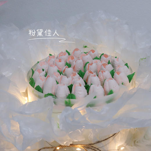 粉黛佳人-ins女生爆款粉色系花束蛋糕 商品图4