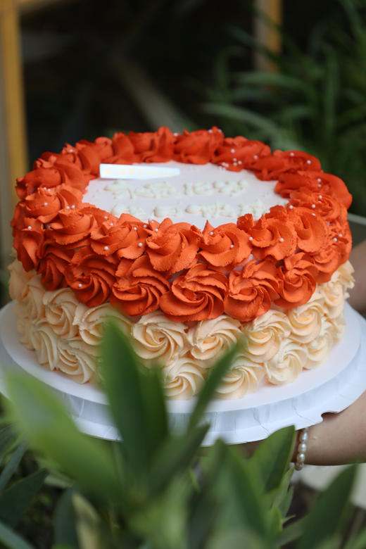 橙色系奶油花 商品图1