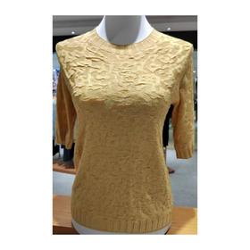 3楼珍贝可机洗桑蚕丝花型女衫