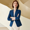 罗蒙春秋款小西装外套女士商务通勤休闲百搭修身显瘦一粒扣单西服上衣 商品缩略图4
