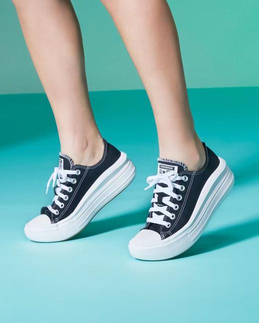 【匡威】女士厚底低帮帆布鞋 商品图3