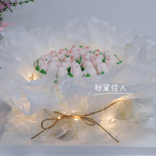 粉黛佳人-ins女生爆款粉色系花束蛋糕 商品图2