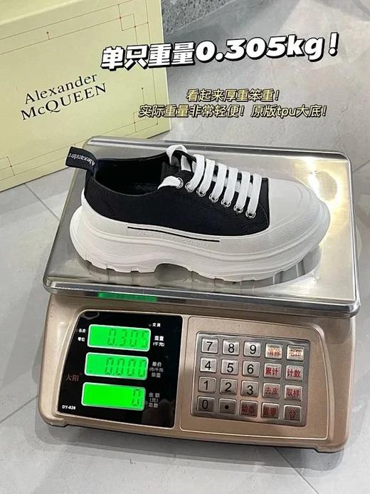 今天腿长加10CM！小个子福音啊啊啊！！简简单单的夏日穿搭~M昆经典厚底增高帆布鞋 商品图3