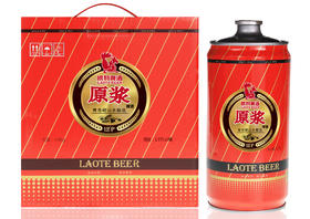 青岛崂特啤酒原浆 1.97L*2桶装