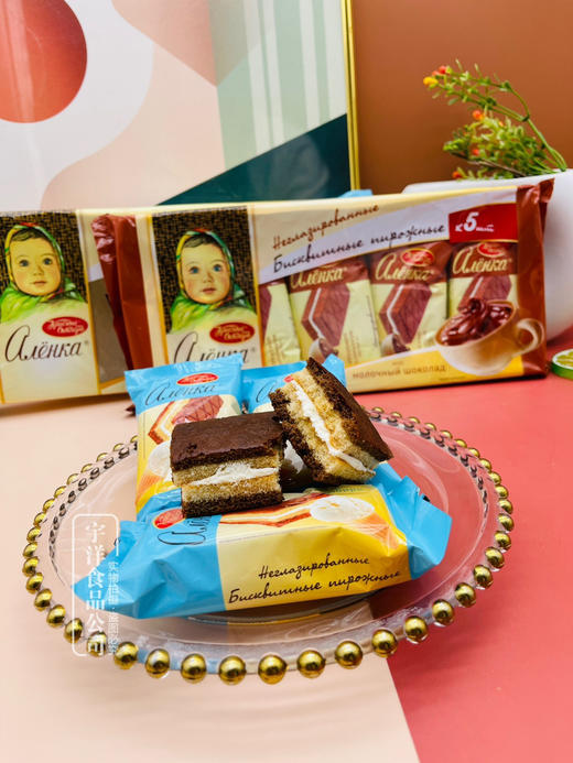 爱莲巧牛奶巧克力味蛋糕175g 商品图0