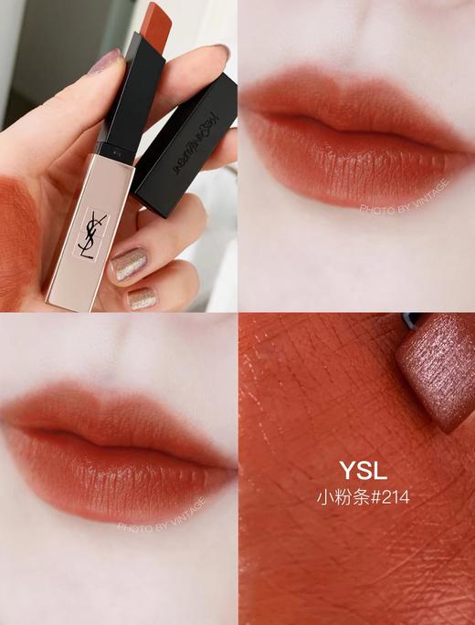 【品牌授权】【爆款现货】YSL圣罗兰口红礼盒礼袋杨树林小粉条细管哑光唇膏203#215#214#213#202# 商品图7