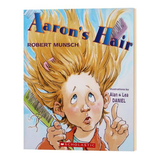 英文原版 Robert Munsch Aaron's Hair 亚伦的头发 蒙施爷爷讲故事系列 英文版 商品图1