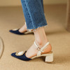 夏季新款，配裙子巨美复古配色包头凉鞋LCC-C8978 商品缩略图11