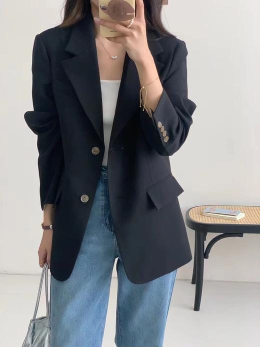 老米群专享秒杀！无退换🎈🎈🎈5分钟内支付有效。 飒飒的西装一定要入几件！《韩代同款 GAO品质西装外套》版型超洋气哈，一秒get博主风~~WT230414D  虢 商品图9