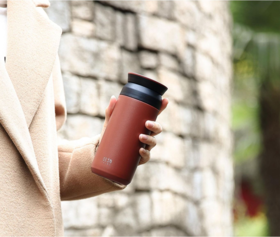 【团购展示】非物『时年』 时尚真空 - 保温杯FW-801R/W/B（砖红/珍珠白/磨砂黑）