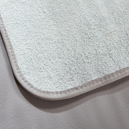 纯色头层水牛皮席（曙光灰/天使蓝）塔山 商品图3