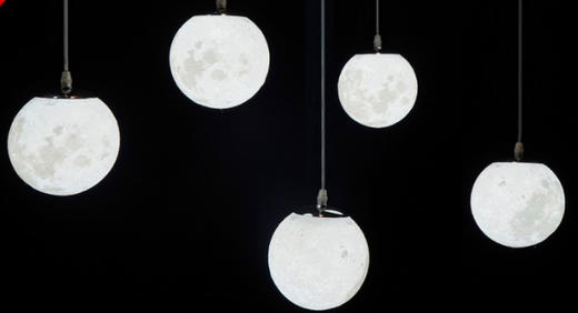 5头月球吊灯（运费自理） 商品图0