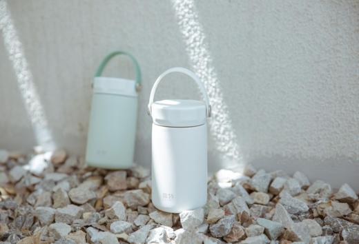 【团购展示】拾光』 休闲提手 - 保温杯FW-811W/G（淡抹茶/月光白） 商品图0