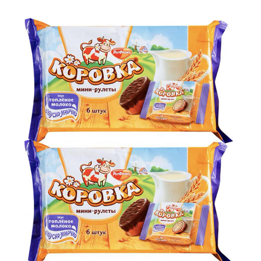 小牛牌牛奶味蛋糕卷210g 商品图1