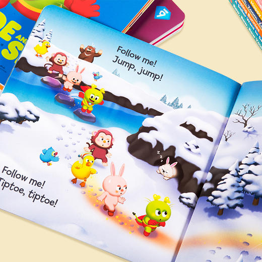 【双语】小彼恩点读书 古力小超人 12册 彩虹兔1辑 送超人披风视频资源 情景
故事书 幼儿早教启蒙认知 毛毛虫点读笔配套书（不带笔） 商品图3