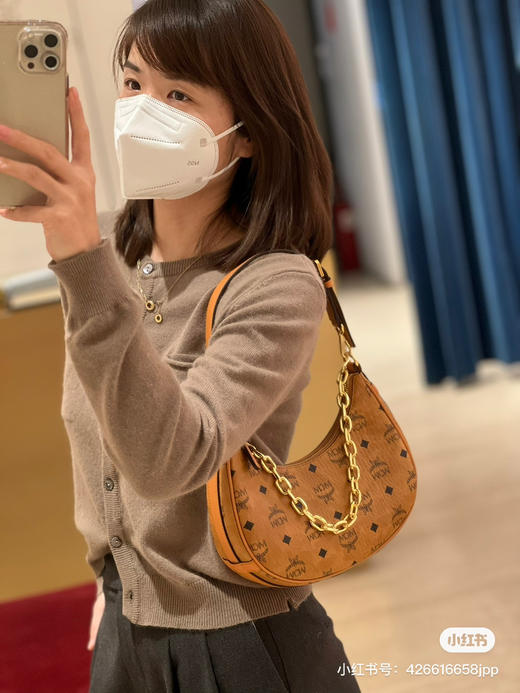 Mc月亮腋下包粉色 商品图6