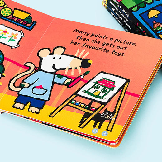 【英文原版】小彼恩小鼠波波趣味场景游戏书 套装4册 英文原版 点读版Maisy Complete with Durable Play Scene 商品图4