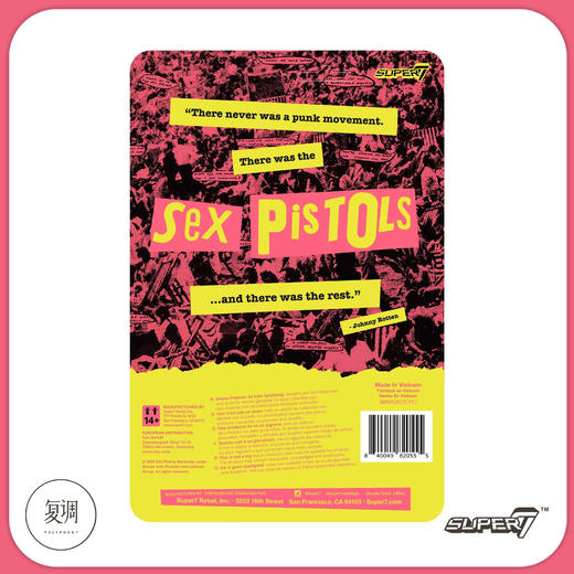 现货 Super7 性手枪 Sex Pistols 挂卡 系列1 朋克摇滚 商品图4