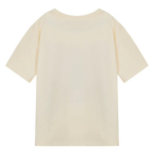 GUCCI 古驰 童装胸前字母印花儿童款白色棉质时尚百搭圆领短袖 575114XJEZI 商品图1