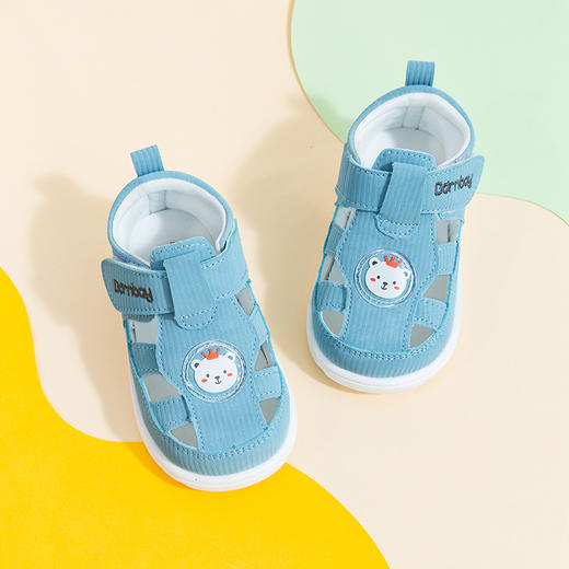 贝贝怡童鞋 宝宝凉鞋儿童学步鞋夏季新款女宝可爱软底防滑鞋 商品图2