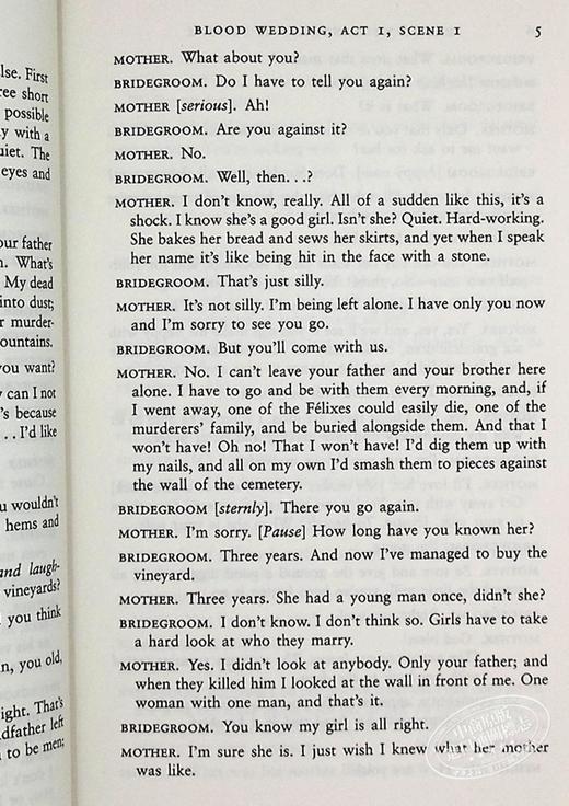 【中商原版】Four Major Plays 英文原版 费德里科·加西亚·洛尔迦 4部主要戏剧 Federico Garcia Lorca 商品图5