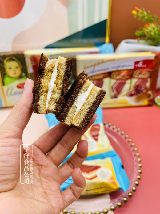 爱莲巧牛奶巧克力味蛋糕175g 商品图2