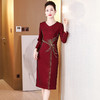 LC-2350春秋洋气时尚结婚礼服旗袍 商品缩略图3