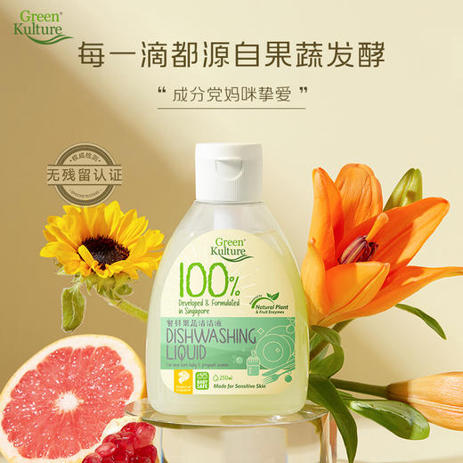 greenkulture植物公式 奶瓶果蔬清洁剂原装进口婴儿奶瓶玩具清洗剂 商品图0