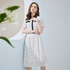 RF8E2斯尔丽瑟俪2023夏季新款小清新印花撞色经典衬衫领收腰连衣裙 商品缩略图2