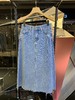 后开口牛仔长半裙 商品缩略图0