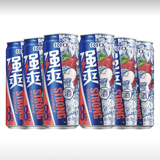 强爽荔枝伏特加风味鸡尾酒500ml 商品图0