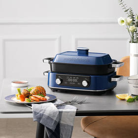 Morphyrichards摩飞二代大屏触控多功能料理锅（MR9099）