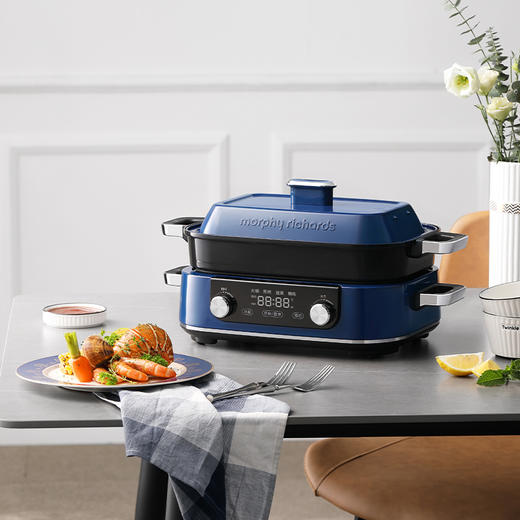 Morphyrichards摩飞二代大屏触控多功能料理锅（MR9099） 商品图0