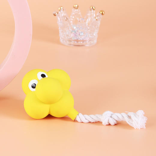 狗玩具自嗨解闷幼成犬博美天然乳胶耐咬磨牙狗狗发声玩具亲子玩具 商品图12